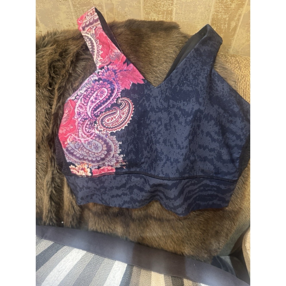 Nanette Lepore Multicolor Patterned Sports Bra